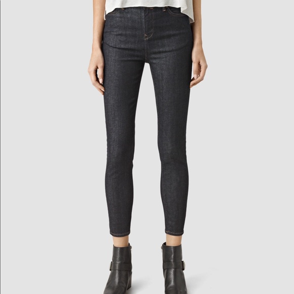 all saints high waisted jeans